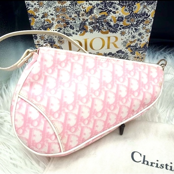 DIOR Trotter PINK Saddlebag - Picture 3 of 10